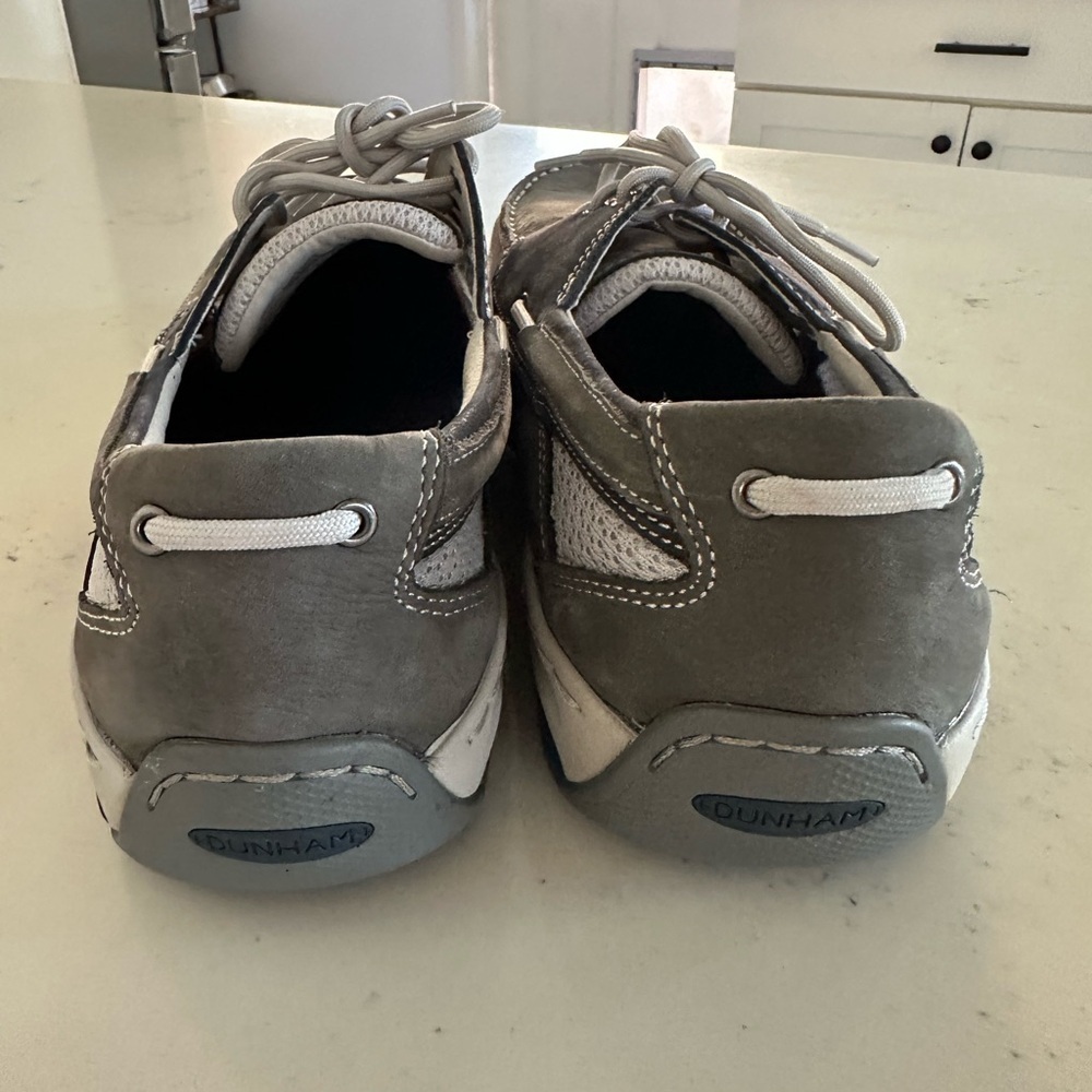 Dunham Charcoal Leather Men's Shoes size 10 - Picture 5 of 8